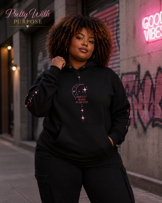 Sudadera con capucha "Bonita con Propósito"
