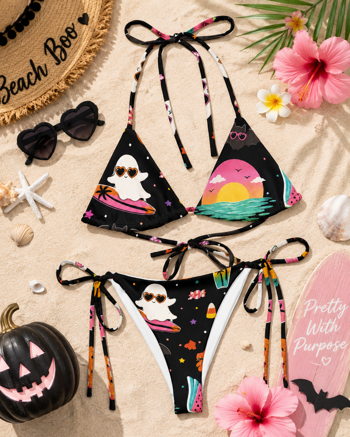 Beach Boo Babe string bikini