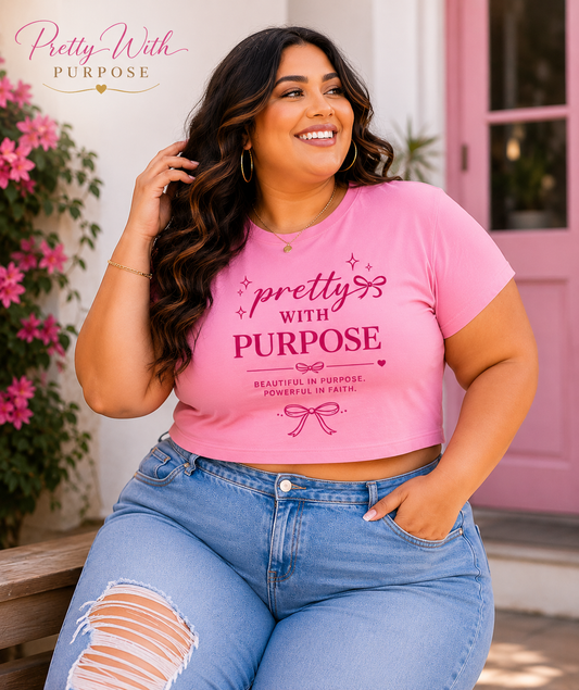Pretty With Purpose Women’s crop top