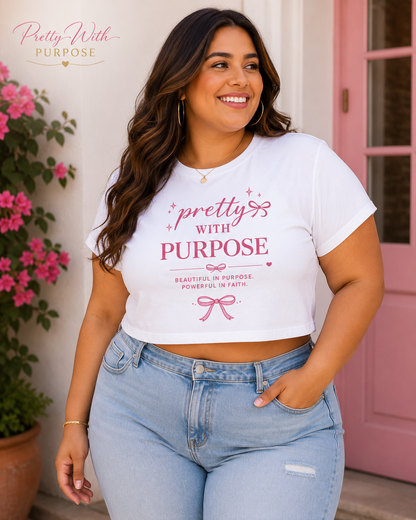 Pretty With Purpose Women’s crop top
