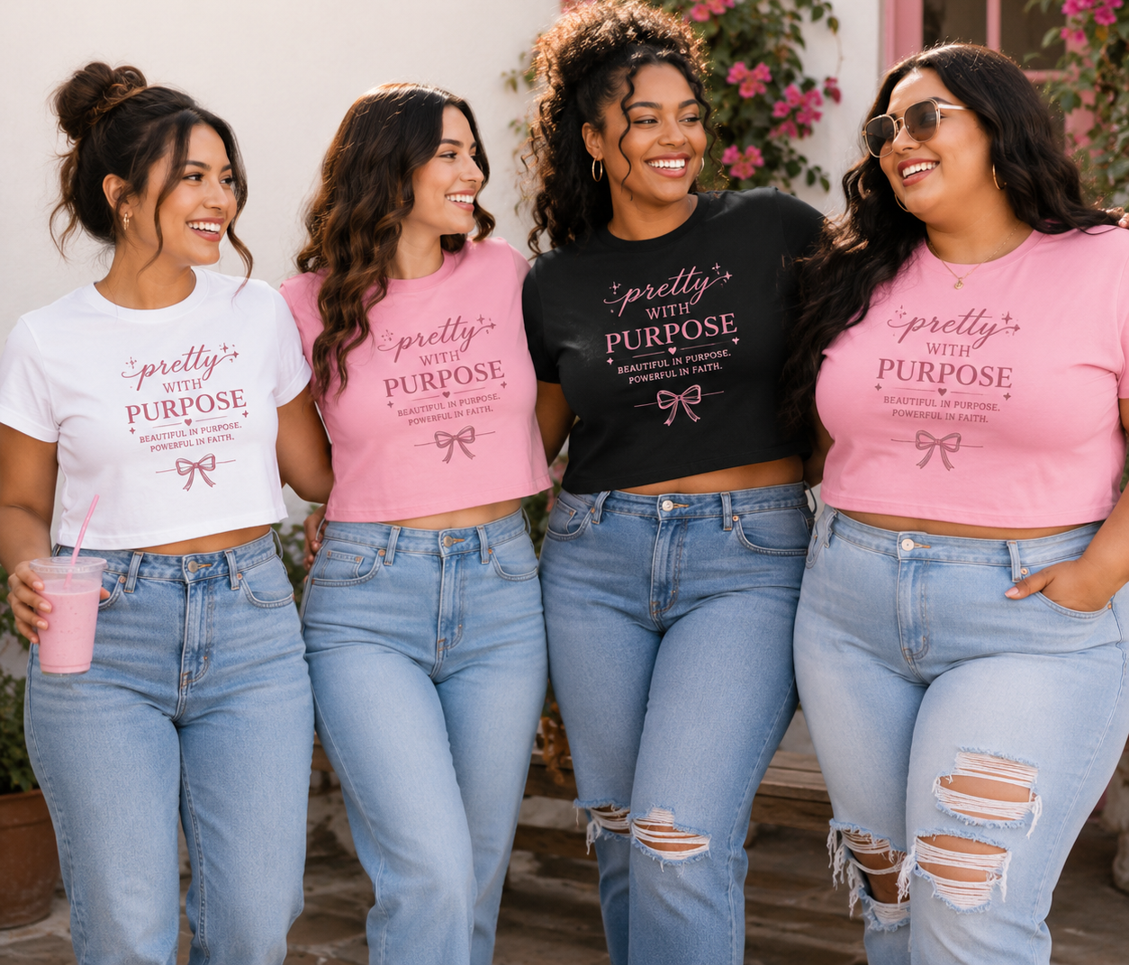 Pretty With Purpose Women’s crop top