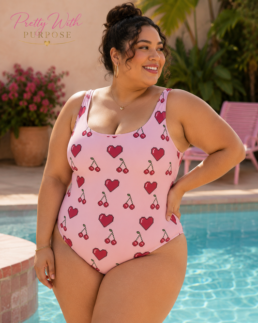 Cherry Picked One-Piece Swimsuit