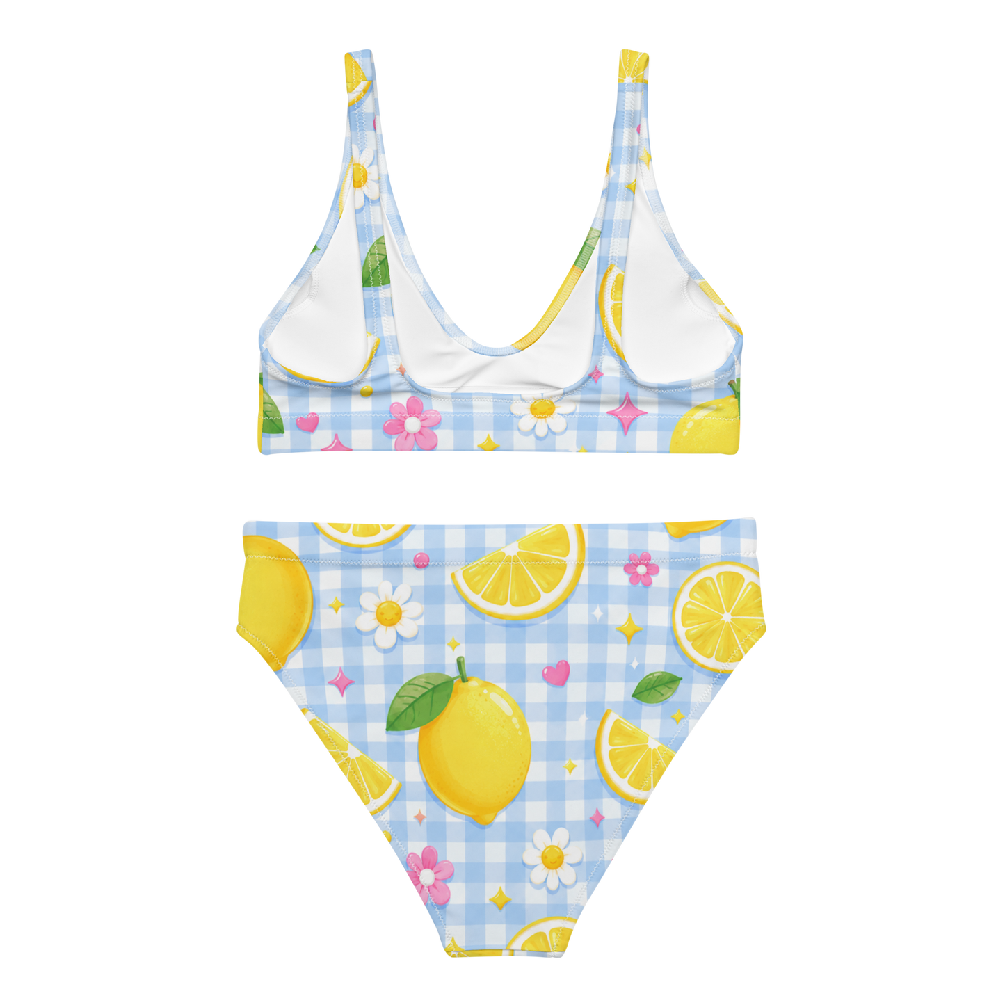 Lemon Drop Babe high-waisted bikin