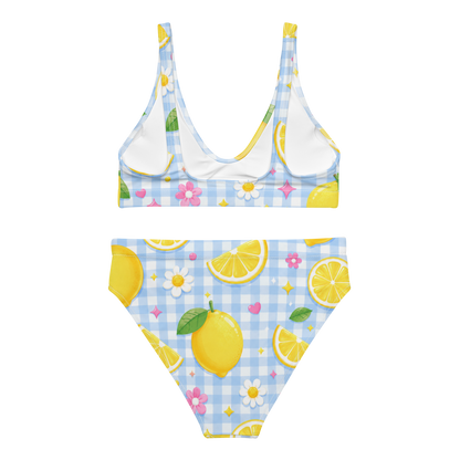 Lemon Drop Babe high-waisted bikin
