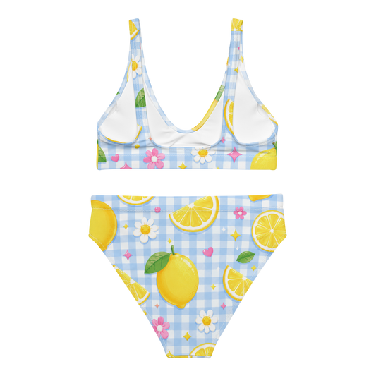 Lemon Drop Babe high-waisted bikin